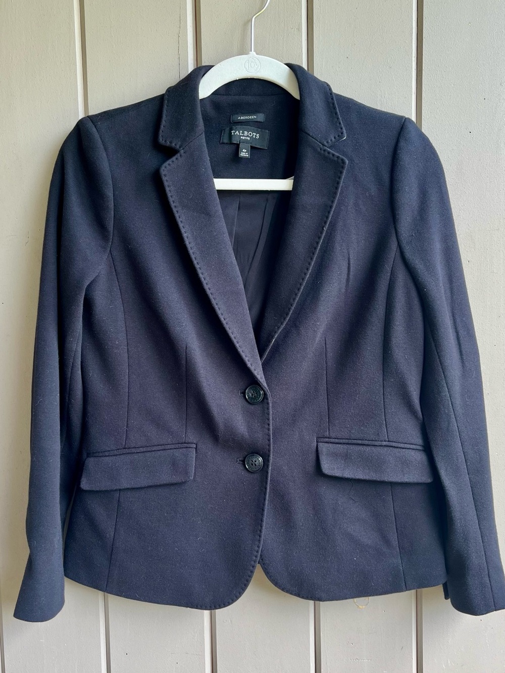 Talbots Aberdeen Blazer 4P Black preppy